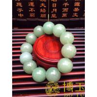 ราคา สายสร้อยข้อมือสร้อยข้อมือสำหรับผู้ชายสร้อยข้อมือลูกปัดหยกทรงกลมสไตล์ทหยกมรกต (20357088735)