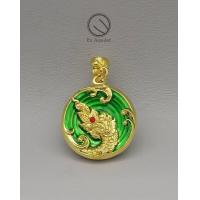 ราคา จี้ นาคราช ขุมทรัยพ์นาคามงคล9 จี้พญานาค ชุบทอง วัดไทย (10645134988)