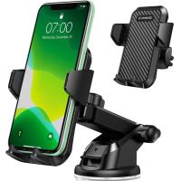 ราคา VANMASS Universal Car Phone Mount Patent Safety Certs Upgraded Handsfree Stand Dash Windshield Air Vent Phone Holder for Car Compatible iPhone 11 Pro Xs Max XR X 8 7 6 Galaxy s20 Note 10 9 Plus (15287