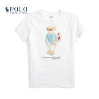ราคา เสื้อยืดผ้าฝ้ายพิมพ์ลาย Ralph Lauren เสื้อยืดโปโล ผ้าฝ้ายถัก ลายหมี สําหรับผู้หญิง Rl23075 (17563014131)