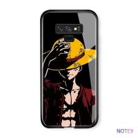 ราคา สำหรับ Samsung Galaxy Note 9 Samsung Note 10 Lite เคสโทรศัพท์ Luxury Soft Edge อะนิเมะ OnePiece Luffy Glossy ปลอกกระจกนิรภัยกันกระแทกฝาหลังกรณี (927150153)
