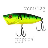 ราคา เหยื่อปลอม ป๊อปเปอร์ 7cm 12g Popper สำหรับตีเหยื่อปลอม น้ำหนักดีตีไกล (21145835877)