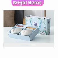 ราคา ชุดชาม และตะเกียบสไตล์ญี่ปุ่น ชามเซรามิก เป็นของขวัญก็น่ารัก พร้อมพิมพ์สี tableware set (13196827000)
