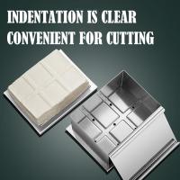 ราคา สแตนเลสเต้าหู้อาหารชีสกดใช้งานง่ายกดเต้าหู้ ToolTofu ชีสอาหารกดทนทานเต้าหู้ P Resser กด (16728047525)