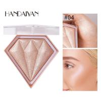ราคา Diamond Glitter Highlighter Powder Makeup Cosmetics Face Makeup Highlight Body Contour Luminous Glow Shine Metallic Brighten (17844310786)