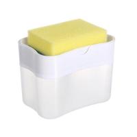 ราคา Sponge Soap Dispenser 2 In 1 Dishwashing Liquid Dispenser for Kitchen Sink Dish Washing Soap Dispenser Kitchen Soap Pump Dispenser Caddy great gift (16089440932)