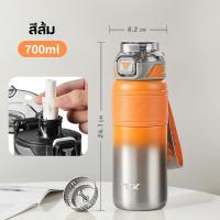 ราคา TKK 700ml กระติกน้ำเก็บความเย็น สแตนเลส 316 พร้อมหลอดดูดสปริง แก้วเก็บความเย็นความร้อน thermos Tumbler รุ่น 2025 (21153043613)