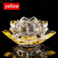 ราคา Huahua พร้อมส่งจ้า เชิงเทียน ดอกบัวแก้ว ฐานดอกบัวแก้ว เชิงเทียนดอกบัวคริสตัล โคมไฟดอกบัว (12430995087)