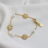 ราคา เครื่องประดับสร้อยข้อมือรอบกลวงออกแบบแฟลชเพชรไมโครฝังเครื่องประดับโจ๊กหรูหรา2022ใหม่สร้อยข้อมือมุก (14906118688)