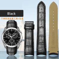 ราคา ปลายโค้งของแท้สร้อยข้อมือหนังผู้ชายสำหรับ Tissot T035สายนาฬิกา22 23 24มม นาฬิกาข้อมือผีเสื้อ Clasp (8570399264)