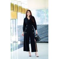 ราคา ชุดจั๊มสูทสาวอวบ ชุดเดรสออกงาน ชุดเดรสคนอ้วน ชุดเดรสสาวอวบ จั๊มสูทสาวอ้วน จั๊มสูทสาวอว2xl (16001505789)