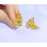 ราคา แหวนพญานาค 0638 แหวนทองเคลือบแก้ว หนัก 1 บาท แหวนทองเคลือบแก้ว แหวนทอง แหวนทองชุบ แหวนทองสวย แหวน (18914533570)