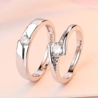 ราคา เครื่องประดับ COCOJEWELRY 2ชิ้น ชุดแหวนเงินคู่เปิดโบว์ติดมงกุฎเพชรของขวัญการหมั้น (18919549158)
