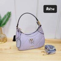 ราคา กระเป๋าลิน Lyn ทรงพอช งานแท้Outlet สะพายข้างได้ คล้องไหล่ได้ ได้สายสะพาย 2 เส้น ขนาด 9 มีฟ้า ม่วง ดำ เขียว ครีม ขาว อุปกรณ์ ถุงผ้า ป้ายแบรน (21083118077)