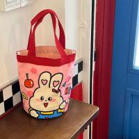 ราคา Living Idea กระเป๋า กระเป๋าใส่ของ กระเป๋าอเนกประสงค์ กระเป๋าใบเล็ก สำหรับใส่กล่องข้าว ทรงบักเก็ต (18421806188)