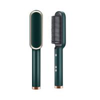 ราคา Straightening Heating Combs Hair Straightener Tourmaline Ceramic Hair Curler Brush Hair Comb Straighteners Curling Hair Iron Men (9961316951)