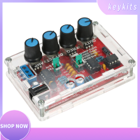 ราคา Keykits ชุดเครื่องกำเนิดสัญญาณความแม่นยำสูง ICL8038ชุดคิต DIY เอาต์พุตสัญญาณไซน์ สามเหลี่ยม สี่เหลี่ยม ฟันปลาความถี่ปรับได้5Hz 400KHz (13067127647)