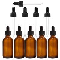 ราคา Eye Dropper bottle for Essential Oils 5 Pack Amber Glass Bottles with Glass Eye Droppers and 5Pcs Replacement Dropper (19525346386)