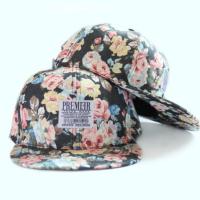 ราคา All Caps Thailand หมวกแก๊ป PREMIER ลายดอก ดำ (104166885)