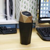 ราคา Mini Car Trash Can Portable Dustbin with Lid Leak proof Auto Trash Bin For Automotive Home Bedroom Office Garbage Bin (13849544522)