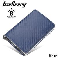 ราคา Baellerry 2022ผู้ถือบัตรเครดิตผู้ชายกระเป๋าสตางค์ RFID อลูมิเนียมกล่องผู้ถือบัตรธนาคารคาร์บอนไฟเบอร์หนังกระเป๋าสตางค์ที่มีคลิปเงิน (16569045006)