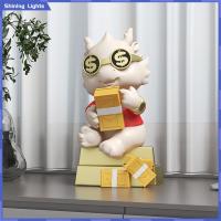 ราคา Baoblaze รูปปั้นมังกรการ์ตูนรูปปั้นกระปุกออมสินตุ๊กตามังกรกระปุกออมสินเครื่องประดับสำหรับร้านกาแฟหอพักชั้นวางหนังสือ (20950401972)