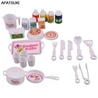 ราคา 1 ชุด 25 PCS 1 6 ตุ๊กตาอุปกรณ์สำหรับตุ๊กตาบาร์บี้ตุ๊กตา DIY บ้านของเล่น MINI บนโต๊ะอาหารจำลองตุ๊กตาปริศนาห้องครัวของเล่นสร้างสรรค์ (802446977)