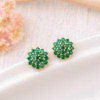 ราคา ต่างหูเพชรดอกพิกุล ต่างหูเพชรสีเหลือง ต่างหูพลอยสีบุษราคัม พร้อมส่ง (12823373419)