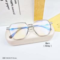ราคา กรอบแว่น แว่นสายตา แว่นกรองแสง เลนส์สั่งตัดใหม่คุณภาพ พลาสติกเหลี่ยมสไตล์เกาหลี รุ่น 2099 (17659303833)