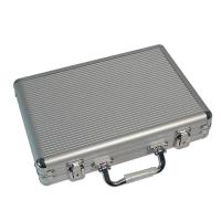 ราคา Casino Chips Case Capacity Suitcase Texas Poker Chips High Quality Aluminum Silver Black Suitcase Box Can Put 100 500pcs Chips (20868824555)