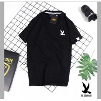 ราคา เสื้อยืด CC DOUBLE OO ขนาด S M L ผ้าคอตตอล 100 สีขาว ดำ (15855388849)