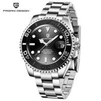 ราคา Pagani Design นาฬิกาแท้ 40 MM นาฬิกาออโตเมติก นาฬิกาผู้ชาย seiko NH35 นาฬิกาเหล็ก ฝาเซรามิก 100M นาฬิกาผู้ชายกันน้ำ นาฬิกาข้อมือ ผู้ชาย PD 1651 (16662555944)