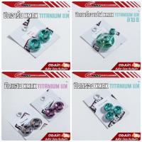 ราคา อุดอาม xmax it salaya ปิดมาร์คจานไฟ ปิดกรองอากาศ อุดรูกระจกแฮนด์ XMAX300 ไทเทเนียม ช่างอิฐศาลายา น็อตไทเท แท้ (20860232657)