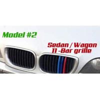 ราคา มีหลายประเภท BMW ชุดแถบสี ครอบกระจังหน้ารถ ติดตั้งง่าย พลาสติก ทนทาน MPower จัดส่งด่วน M Power MixITMax (10746749878)