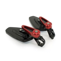 ราคา กระจกแต่งปลายแฮนด์ สำหรับมอเตอร์ไซค์ทุกรุ่น มี 4 สี ดำ แดง ทอง น้ำเงิน เลนฟ้าไม่หลอกตา กระจกปลายแฮน กระจกมองข้าง กระจกมองหลัง กระจกแต่ง มอเตอร์ไซค์ (20971224017)