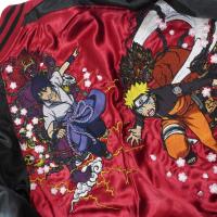 ราคา Direct from Japan NARUTO License Naruto Raijin Sasuke Fujin Sukajan Souvenir Jacket Manga Anime (16566999165)