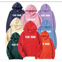 ราคา พร้อมส่ง เสื้อฮู้ดทีมหวัง Team wang สกรีนด้านหน้า เสื้อกันหนาว แฟชั่น เสื้อยืดชายหญิง ฟรีไซด์ JACKSON WANG GOT7 4 (16374449084)