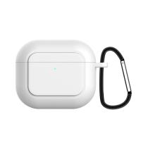 ราคา 2021 Release AirPods 3rd Generation Case Cover Soft Silicone Shock Absorbing Protective AirPods 3 Case Skin with Keychain Support Wireless Charging Front LED Visible (10944220031)