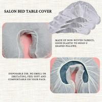 ราคา 50Pc U Shaped Disposable Non Woven Headrest Pillow Paper Beauty Spa Salon Bed Cover Massage Face Cradle Head Rest Covers (20109231651)