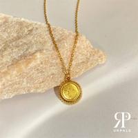 ราคา URPALSสร้อยพร้อมจี้ 12 ราศี ทรงกลม สร้อยสแตนเลสชุบทองแท้ 18K ทนน้ำ ทนเหงือ ไม่ลอก ไม่ดำแน่นอน (19473550327)