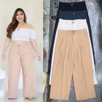 ราคา กางเกงไซส์ใหญ่สาวอวบคนอ้วนเอวสูงขากระบอก (20512764632)