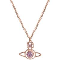 ราคา พรีเมี่ยมรุ่น VIVIVIENNE ประณีตกลวงออกดาวเสาร์สองด้านเจาะเดี่ยวประกายดาวเสาร์สร้อยคอ (19648657603)