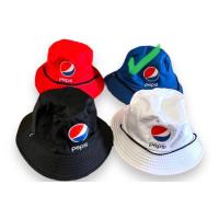 ราคา หมวกบักเก็ต หมวกงานปักลายPepsi ลายมาใหม่ งานสวย สุดเท่ ใส่ได้ทุกเพศ มีเชือกรัดใต้คาง พร้อมส่ง4สี (18512255085)