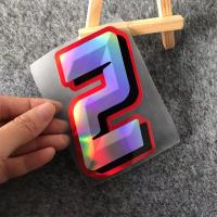 ราคา สติกเกอร์ตัวเลขสติกเกอร์สะท้อนแสงเลเซอร์สำหรับการแข่งรถแบบทำมือหมวกกันน็อคตัวเลขสติ๊กเกอร์ตกแต่ง (18200348028)