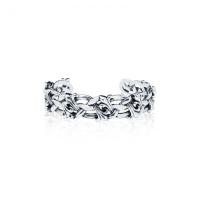 ราคา ake ake Fierce de lis Braided 2 0 Bangle Oversized กำไลข้อมือเงินแท้ 925 แกะมือขัดเงาลงดำ ลายดอกลิลลี่เกี่ยวพันเถาวัลย์สุดดุดัน รุ่นขนาดใหญ่ (8918661191)
