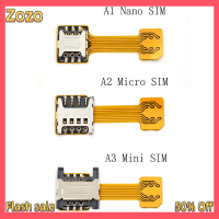 ราคา Zozo Ready Stock Hybrid dual Micro NANO SIM Card Adapter Converter ขยายช่อง SD Android (20273522935)