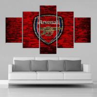 ราคา 5แผงอาร์เซนอล HD โลโก้คลับฟุตบอลสติ๊กเกอร์ติดผนังแขวนภาพวาดห้องนอนห้องนั่งเล่นโปสเตอร์ภาพวาดติดด้วยตนเองตกแต่งบ้าน ไม่มีกรอบ (14356191355)