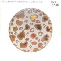 ราคา Animal Stripe Disposable Paper Plate Jungle Animals Party Leopard Tiger Stripes Paper Plate Kids Jungle Birthday Party Supplies (19929742387)