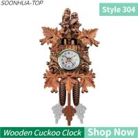 ราคา ฝีมือไม้นาฬิกากุ๊กกูบ้านต้นไม้นาฬิกาติดผนังมีสไตล์ศิลปะวินเทจตกแต่งบ้าน (12534951286)