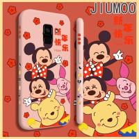 ราคา JIUMOO เคสสำหรับ Samsung Galaxy A8 2018เคสโทรศัพท์กันกระแทกลายหมีพูห์น่ารักวินนี่เดอะพูห์เคสฝาหลังกล้องด้านข้างขอบสี่เหลี่ยมเคสป้องกันทำจากซิลิโคนนิ่ม (11528400166)